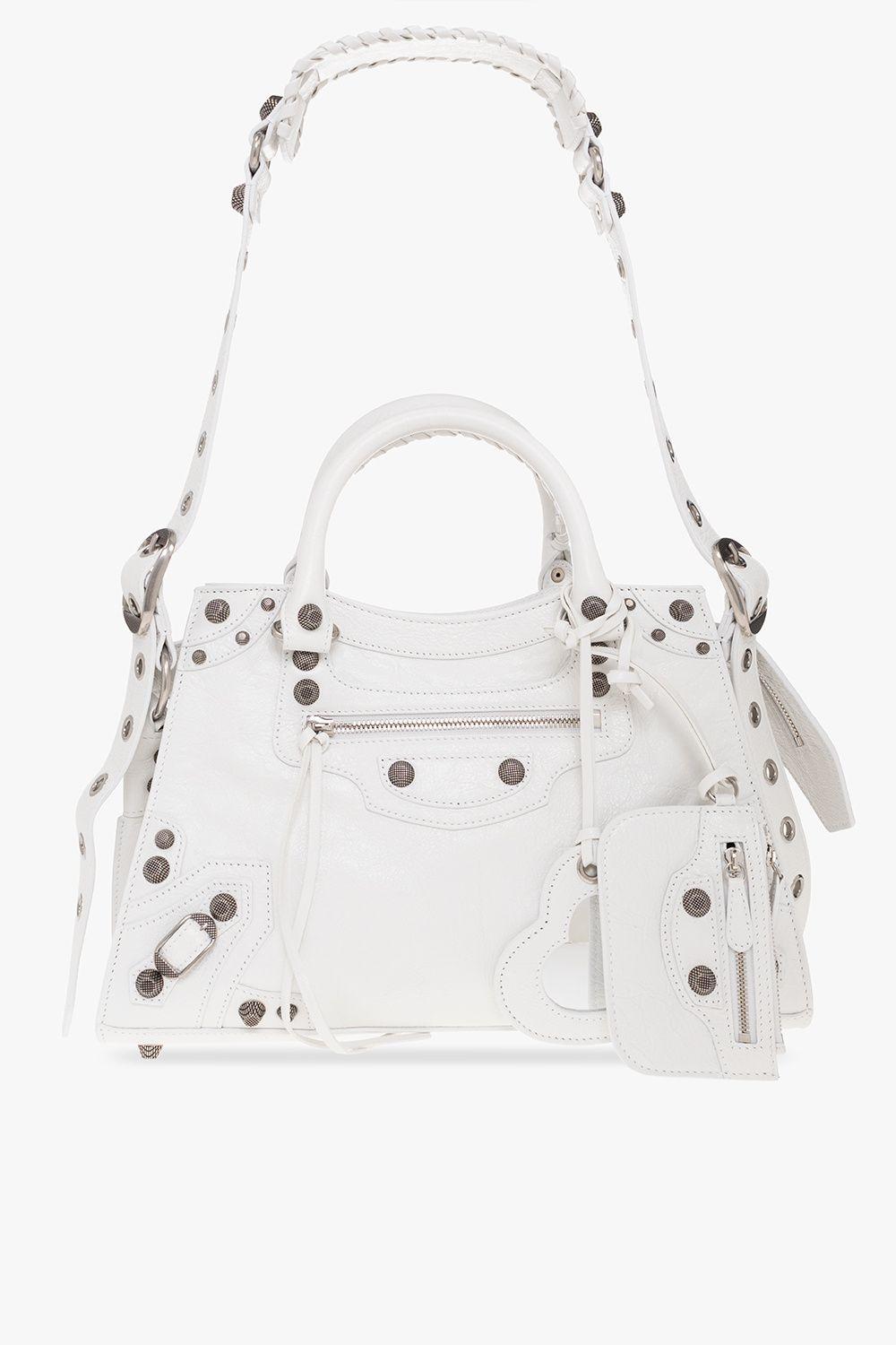 Balenciaga 'neo Cagole City S' Shoulder Bag in White | Lyst