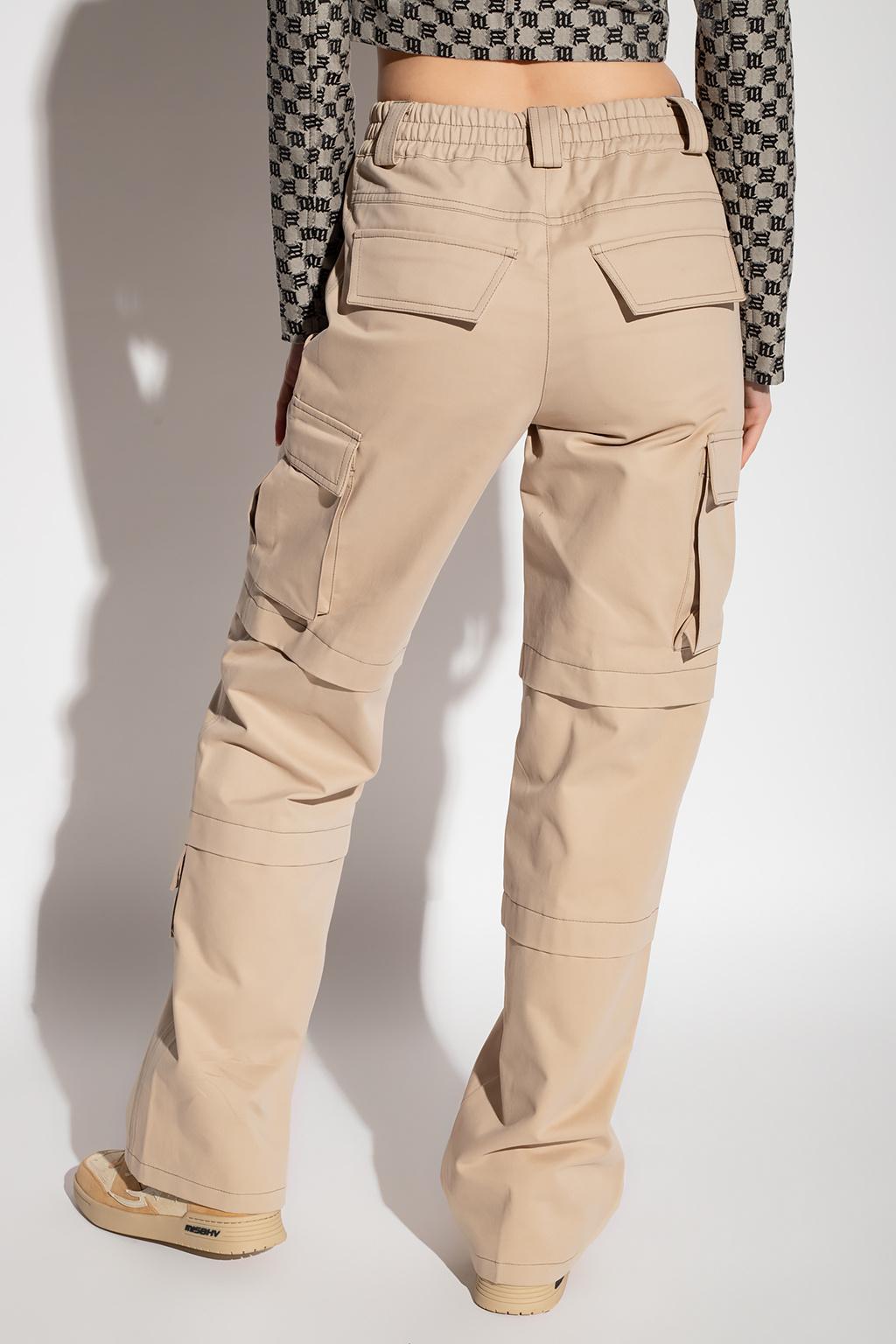 MISBHV Cotton Cargo Trousers in Beige 