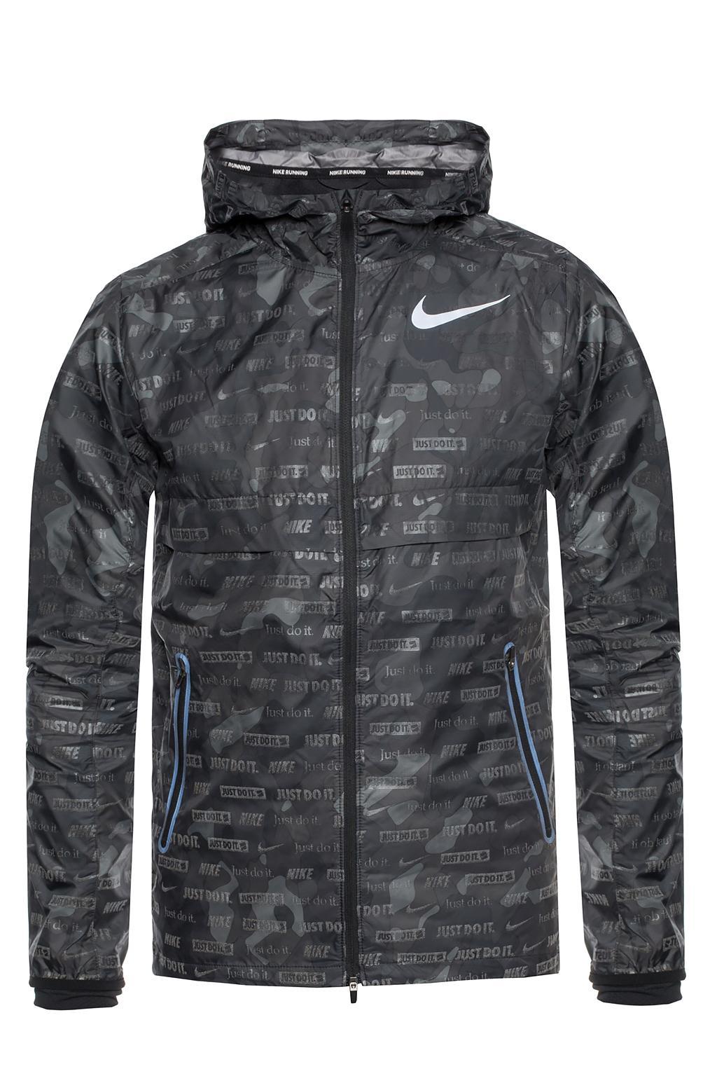 Nike Camo Rain Jacket Gray Men | Lyst