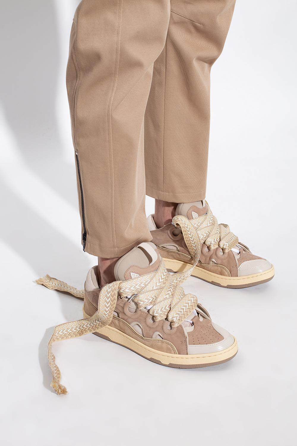 Lanvin 'curb' Sneakers in Natural for Men | Lyst