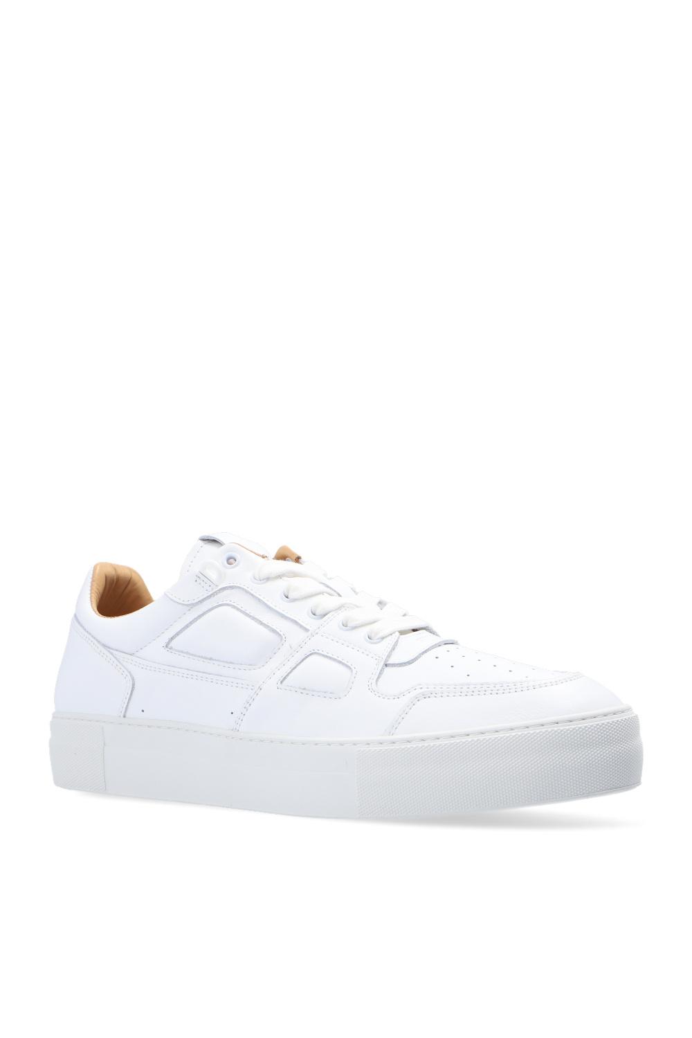 AMI Leather Sneakers in White for Men - Lyst
