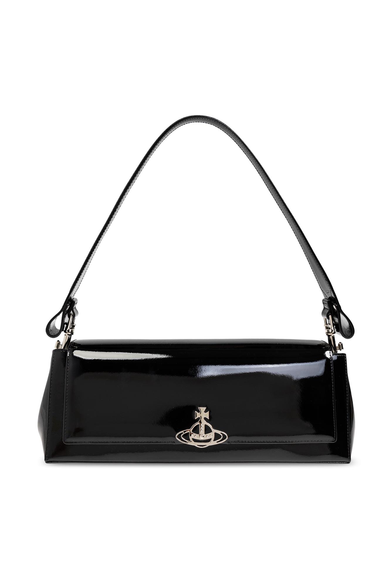 Vivienne Westwood 'Hazel Large' Shoulder Bag in Black | Lyst