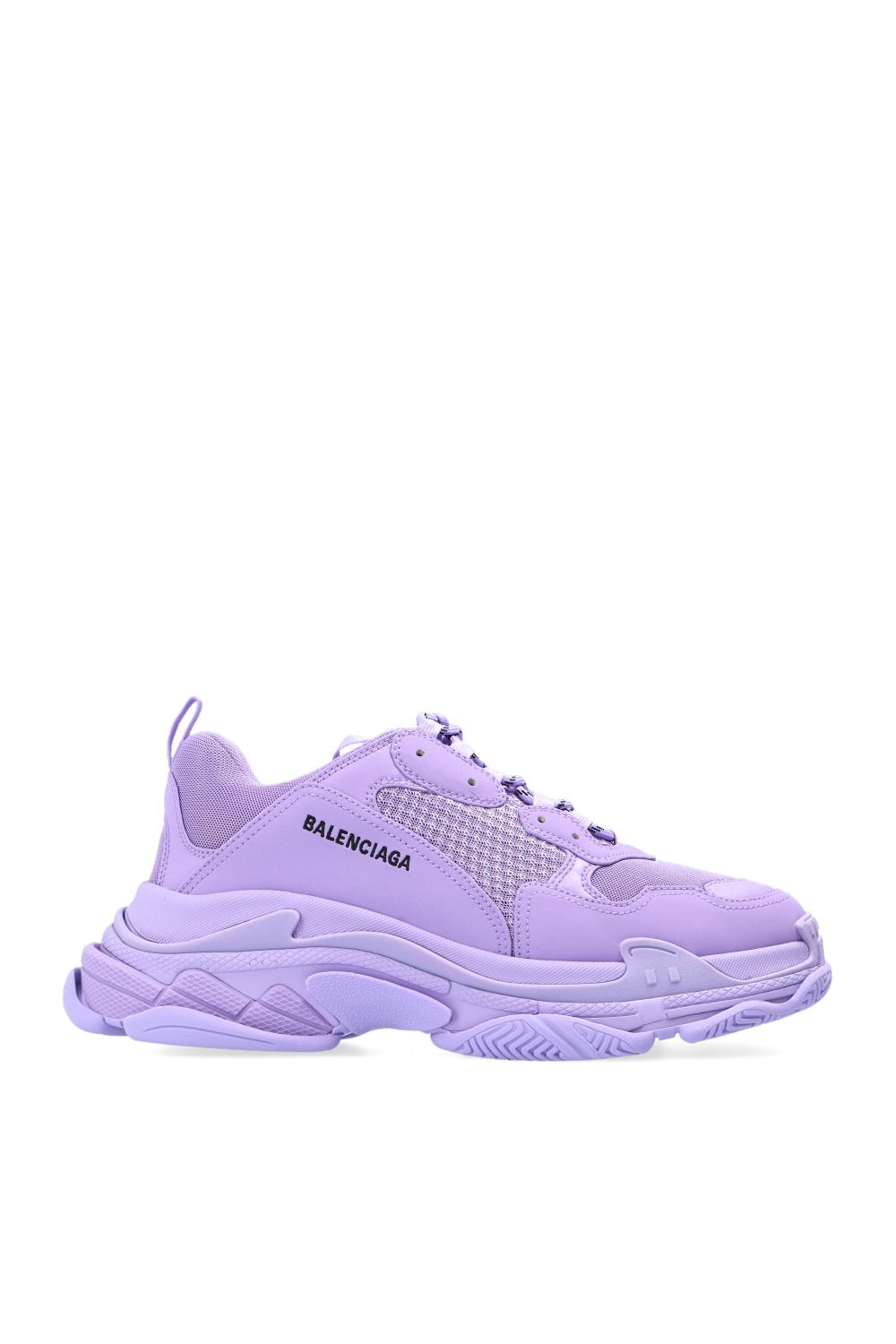 Balenciaga 'triple S' Sneakers in Purple for Men | Lyst