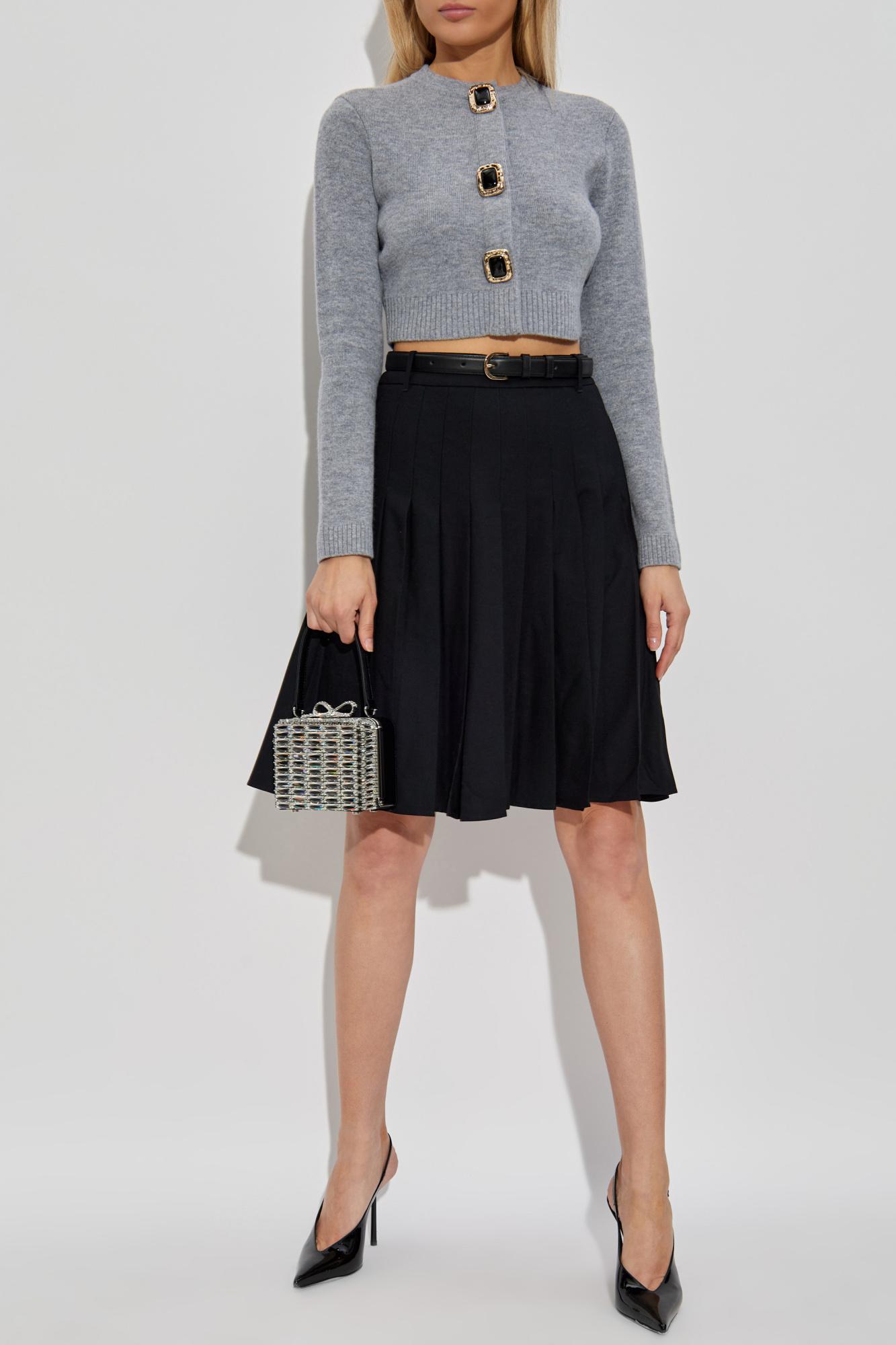 ミニスカート Self-Portrait l Mesh Skirt Pink Bow Mesh Mini Skirt – self-portrait