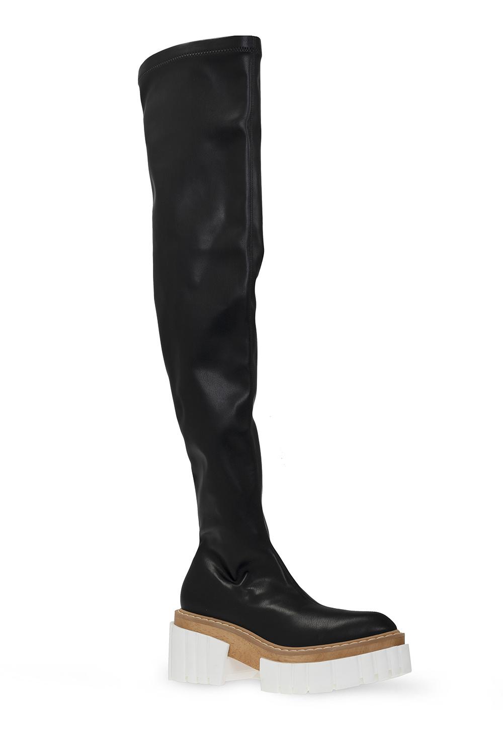Stella McCartney emilie Over the knee Boots in Black Lyst
