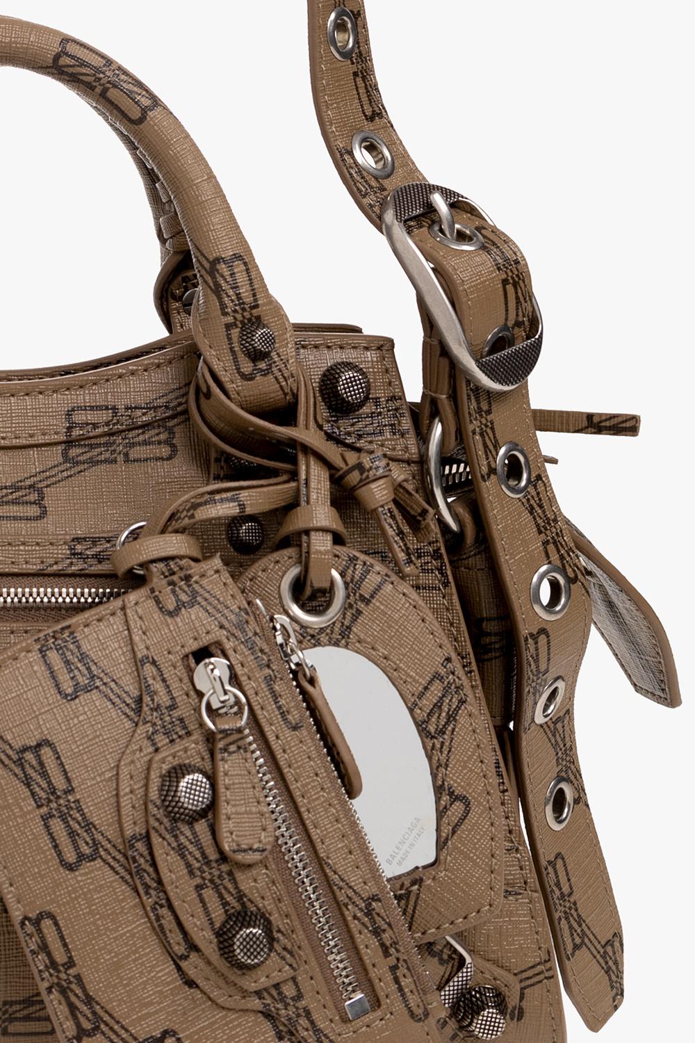 Balenciaga 'neo Cagole Xs' Shoulder Bag in Brown | Lyst