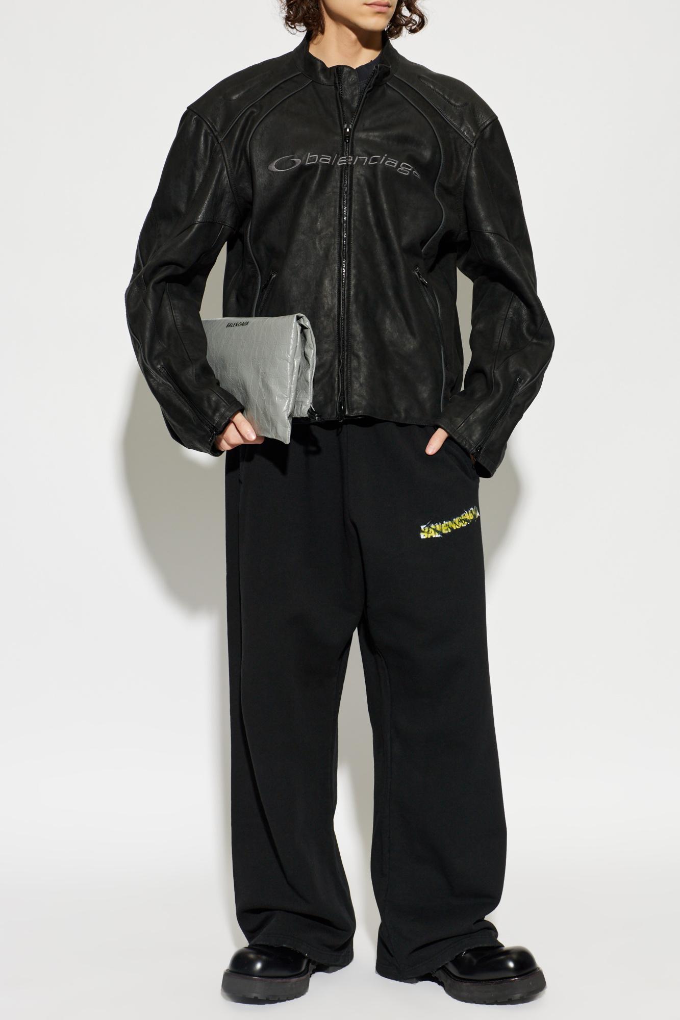 Balenciaga Leather jackets for Men | Online Sale up to 50% off