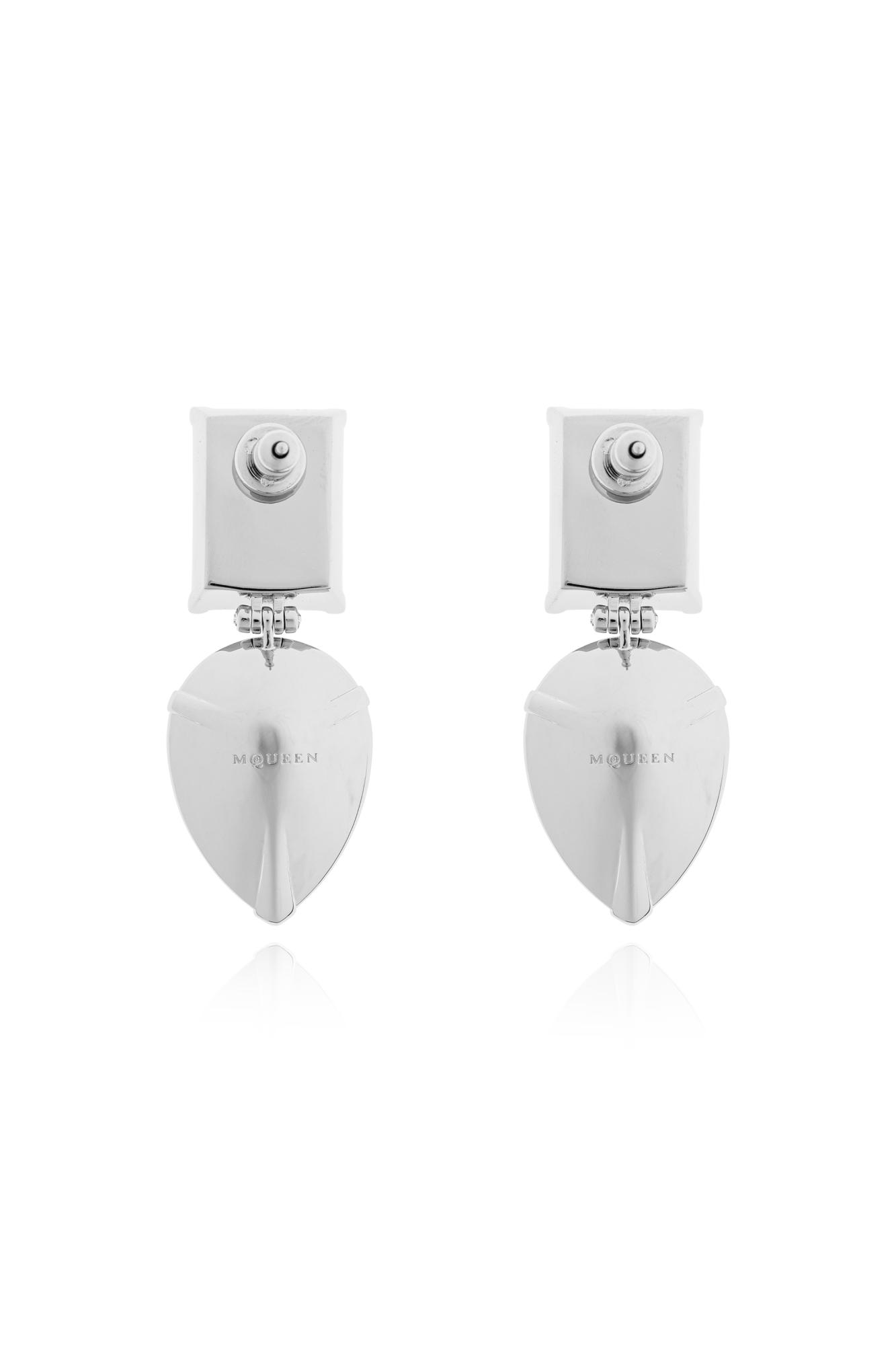 Heart Alexander Mcqueen Earrings McQueen Earrings And Ear Cuffs