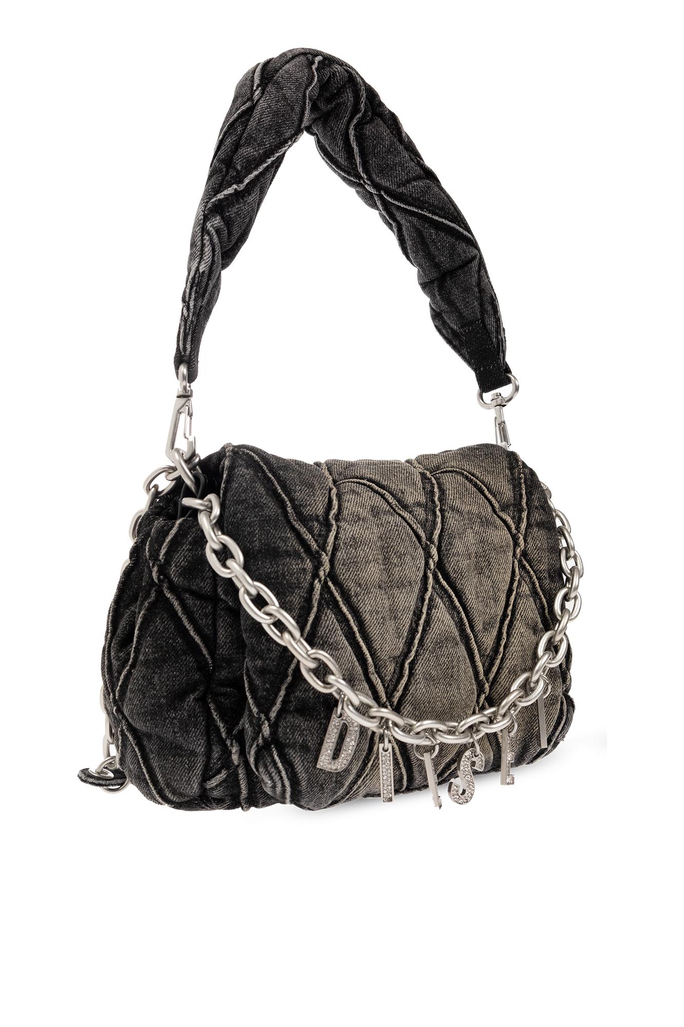 DIESEL Charm-D M-Shoulder Bag in Black | Lyst