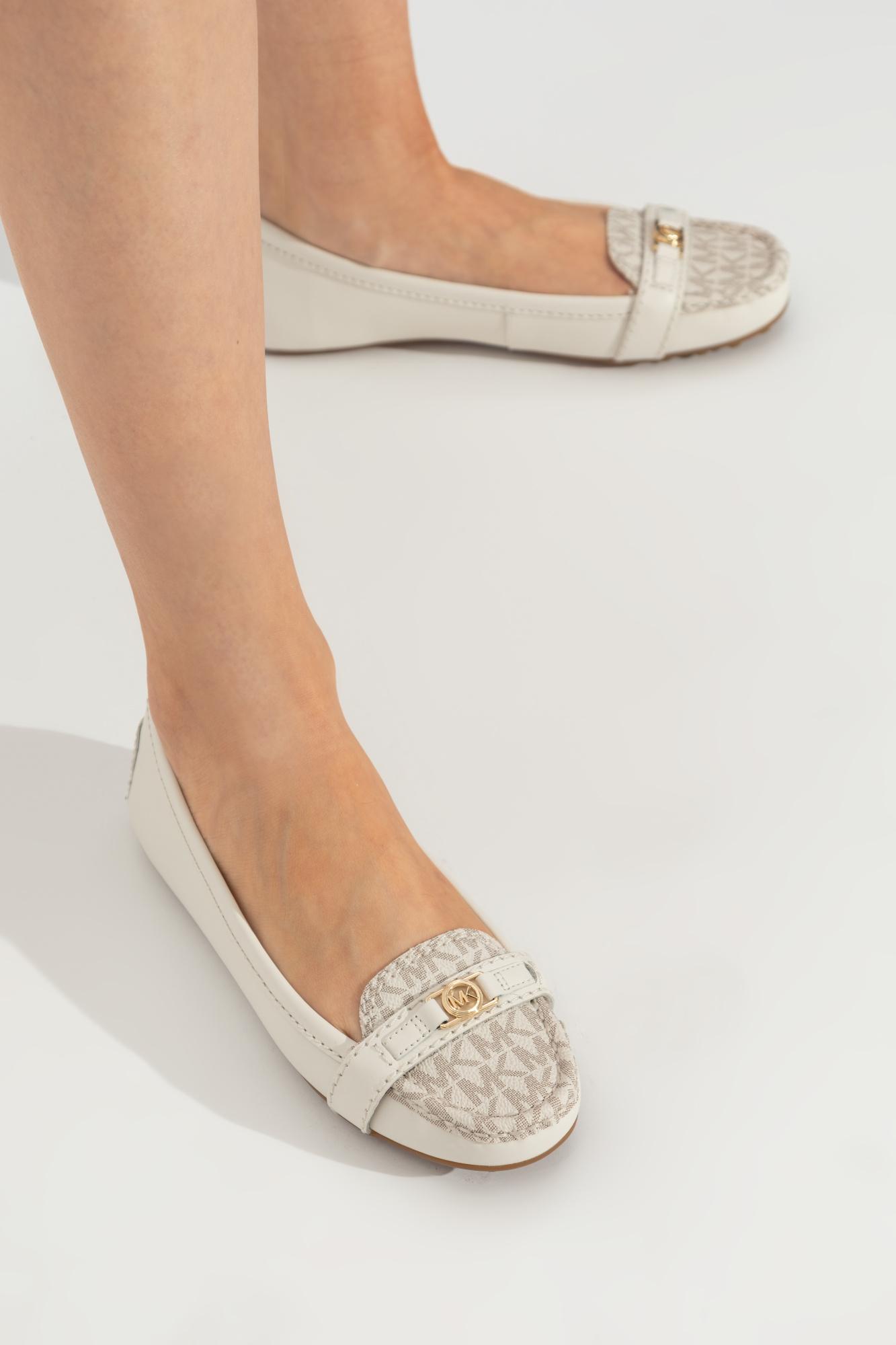 michael kors white flats