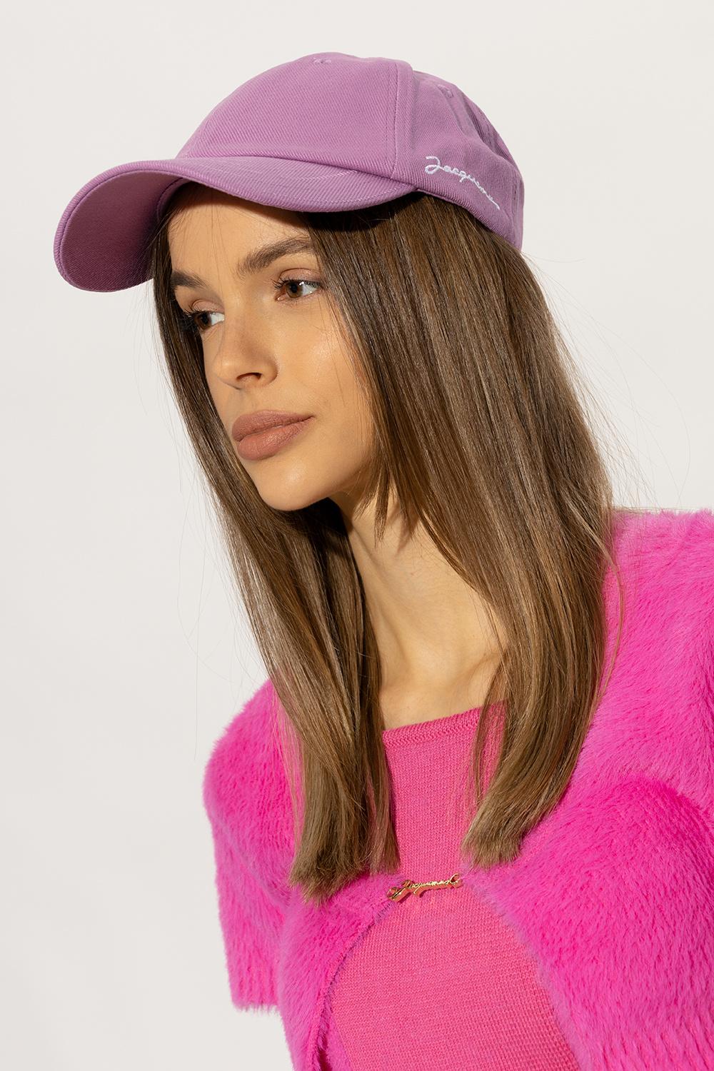 Jacquemus Cotton Baseball Cap in Purple (Pink) Lyst