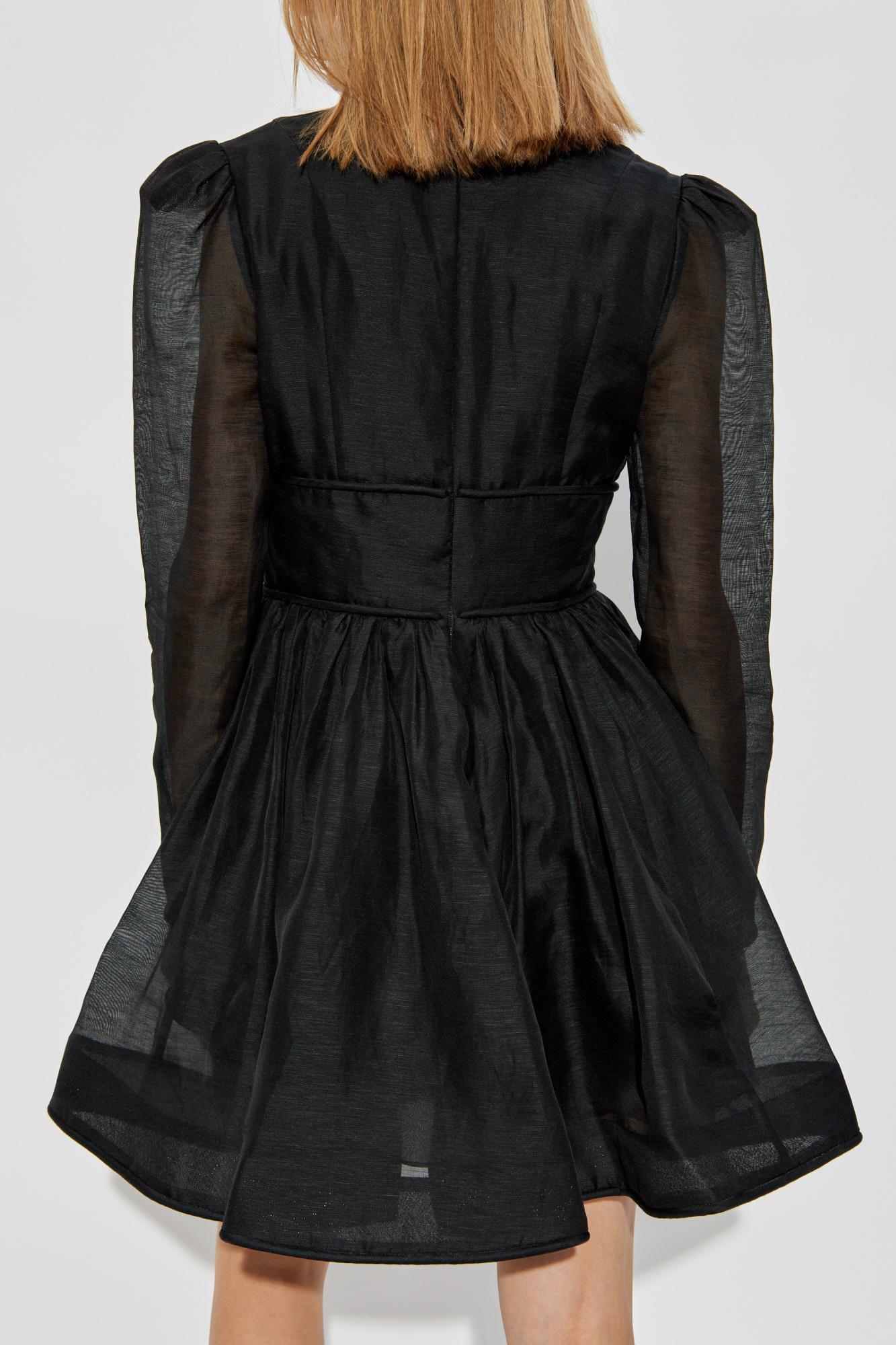 Zimmermann Dress Eden in Black | Lyst