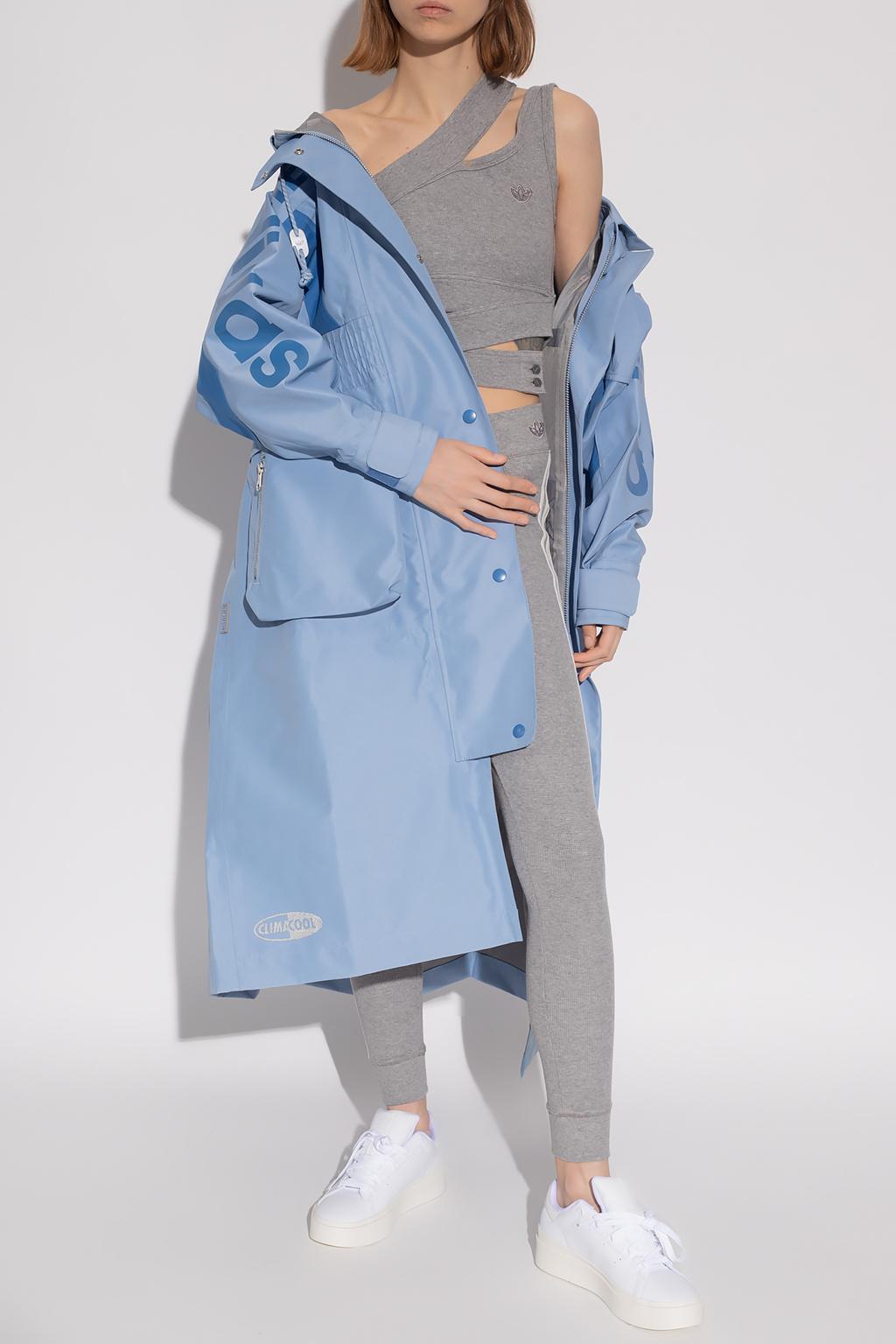 adidas Originals The 'blue Version' Collection Hooded Rain Coat | Lyst