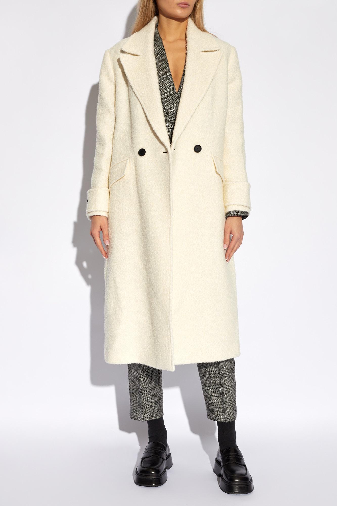 AllSaints 'Mabel' Coat in White Lyst UK