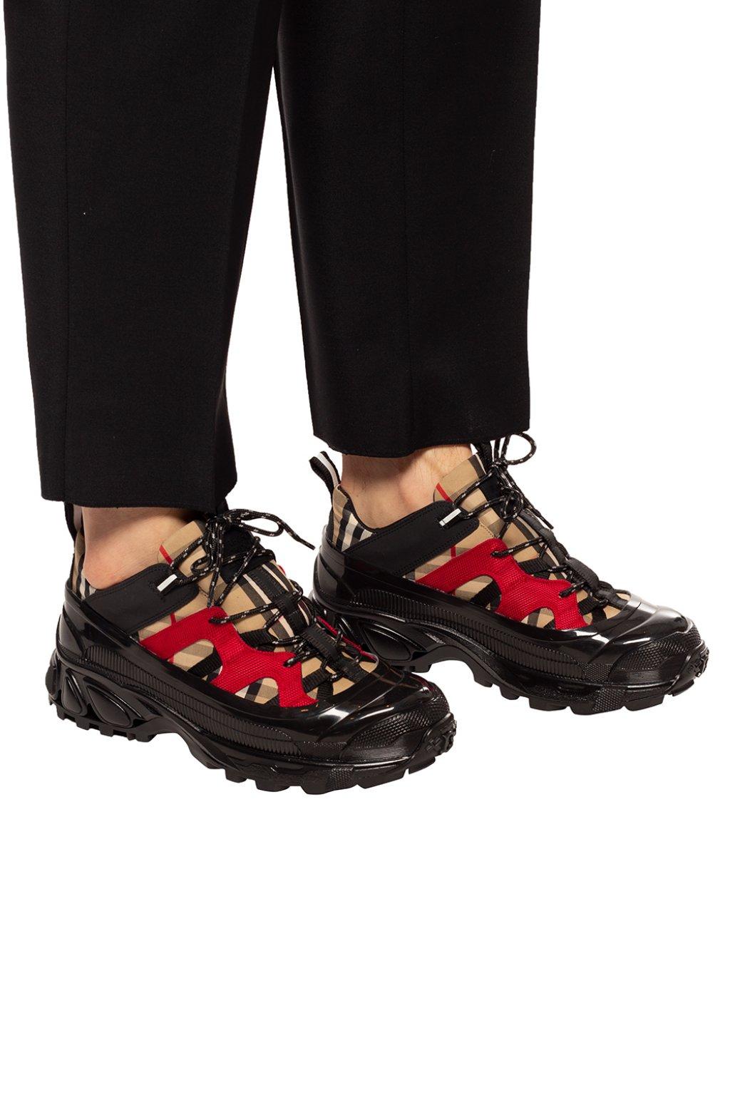 burberry arthur check sneakers