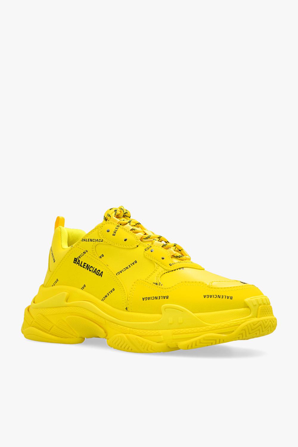 Balenciaga 'triples S' Sneakers in Yellow for Men | Lyst