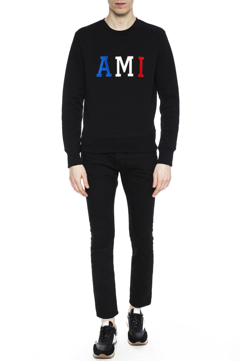 ami logo sweatshirt