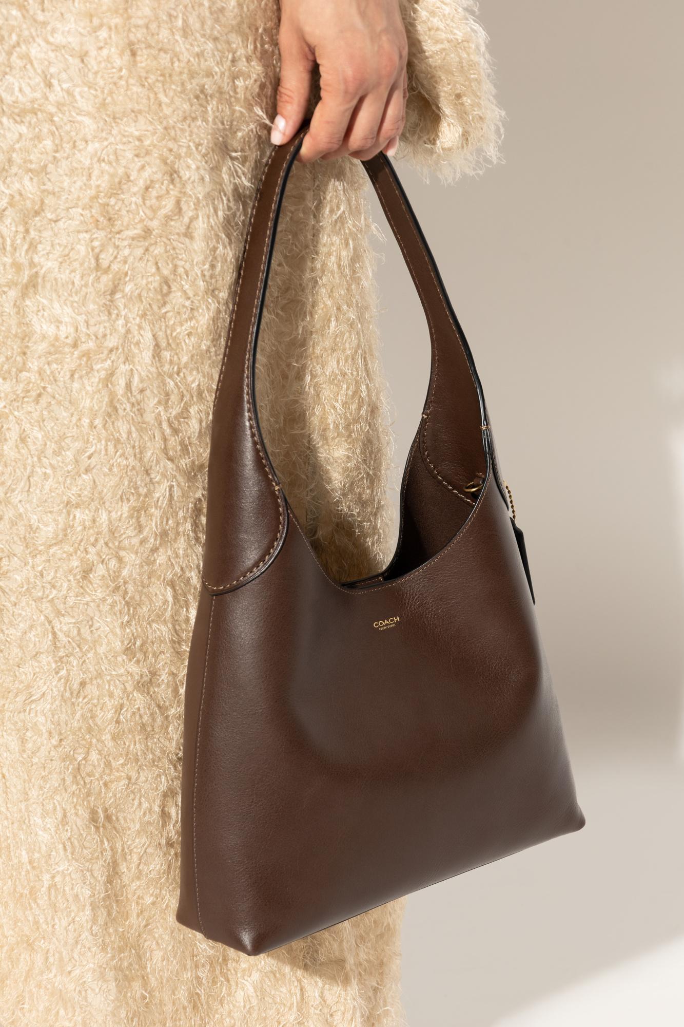 COACH Shoulder Bag Brooklyn 28 in Brown | Lyst