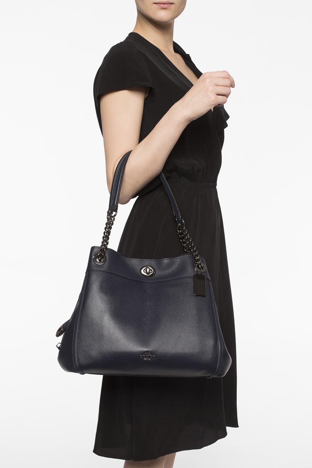 coach turnlock edie shoulder bag