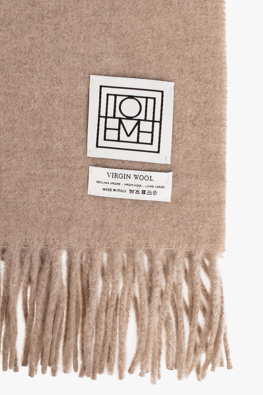 Toteme Monogram virgin wool scarf