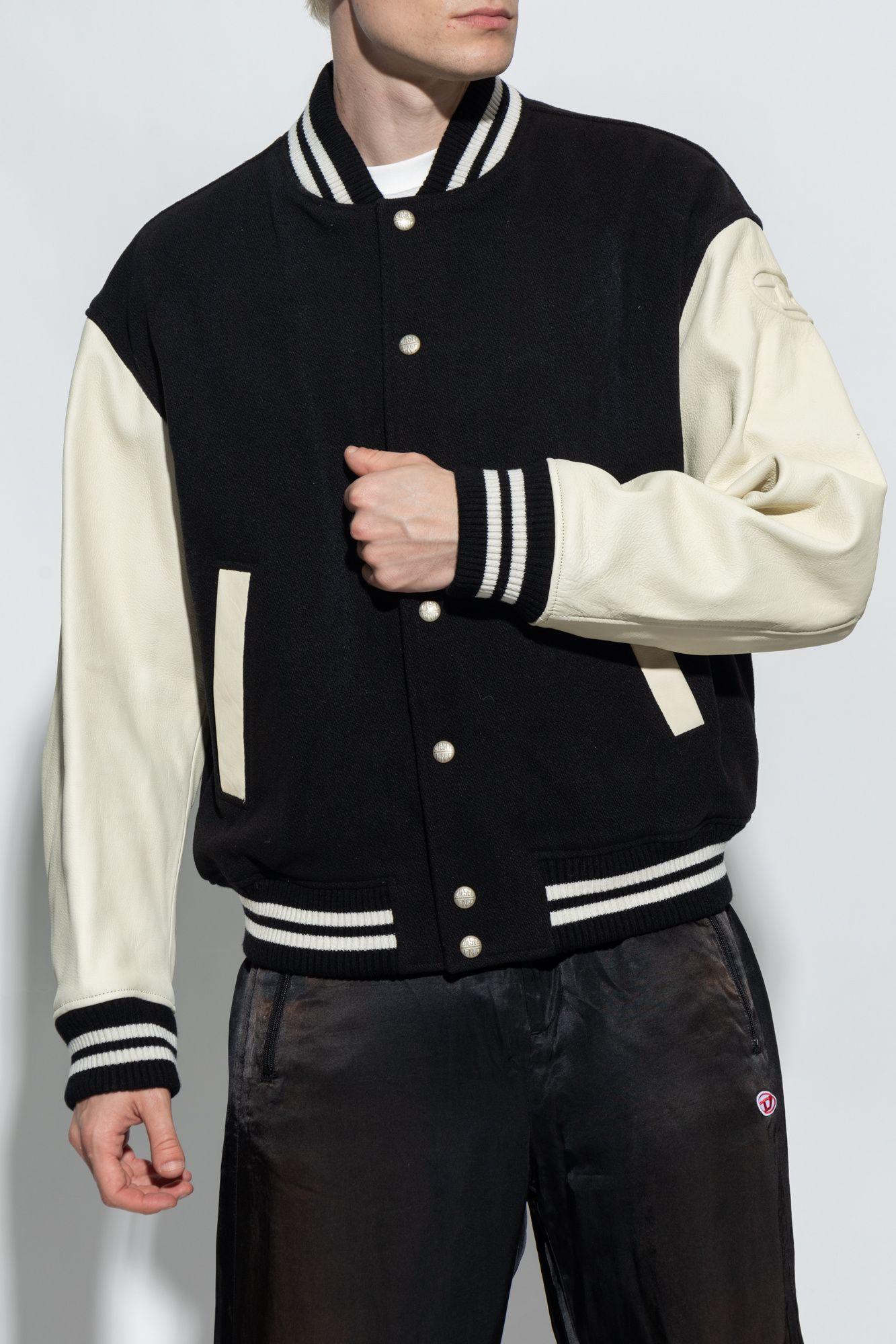 DIESEL 'l-franz' Jacket in Black | Lyst DIESEL 'l-franz' Jacket in Black | Lyst
