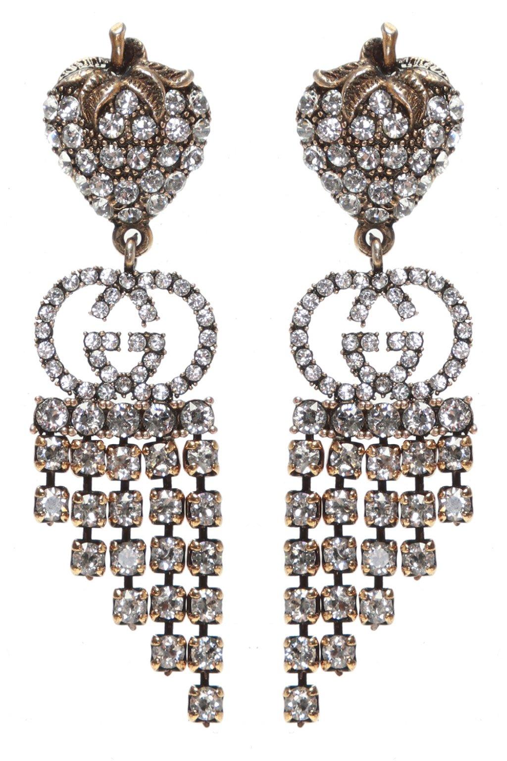 Gucci Branded Earrings in Gold (Metallic) Lyst