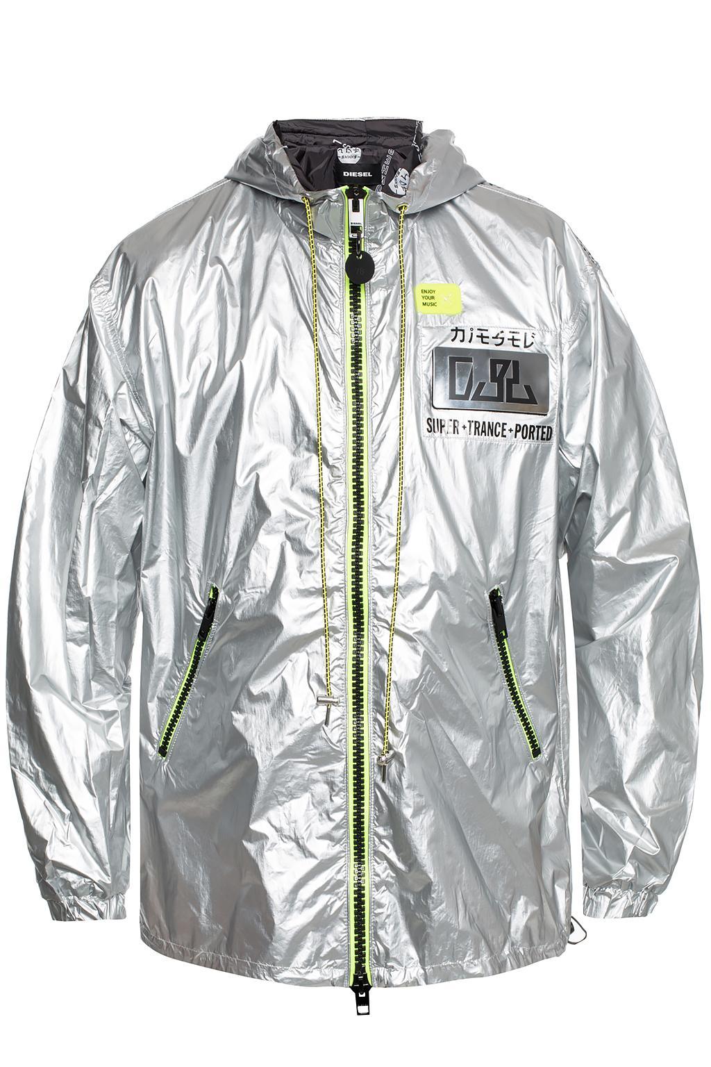 DIESEL Synthetic Rain Jacket for Men - Lyst