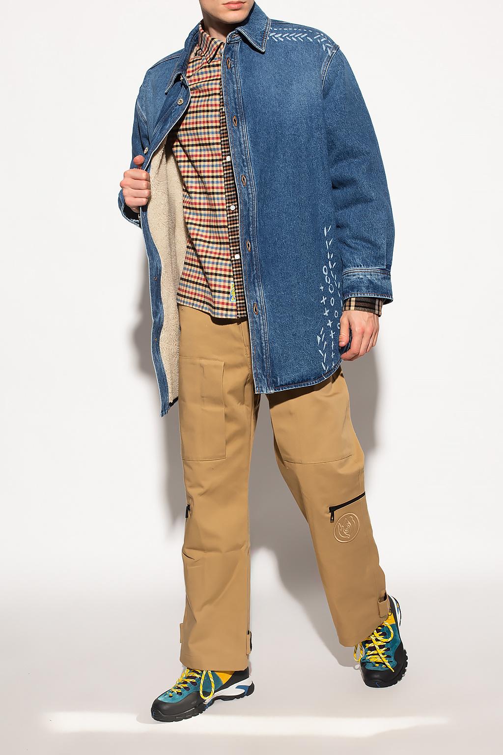 insulated denim shirt