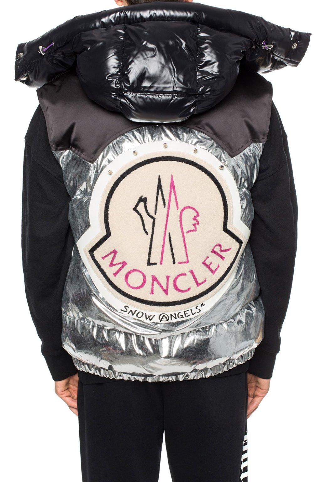Moncler Genius Palm Angels Exen Nylon Down Vest in Silver (Metallic) for  Men | Lyst