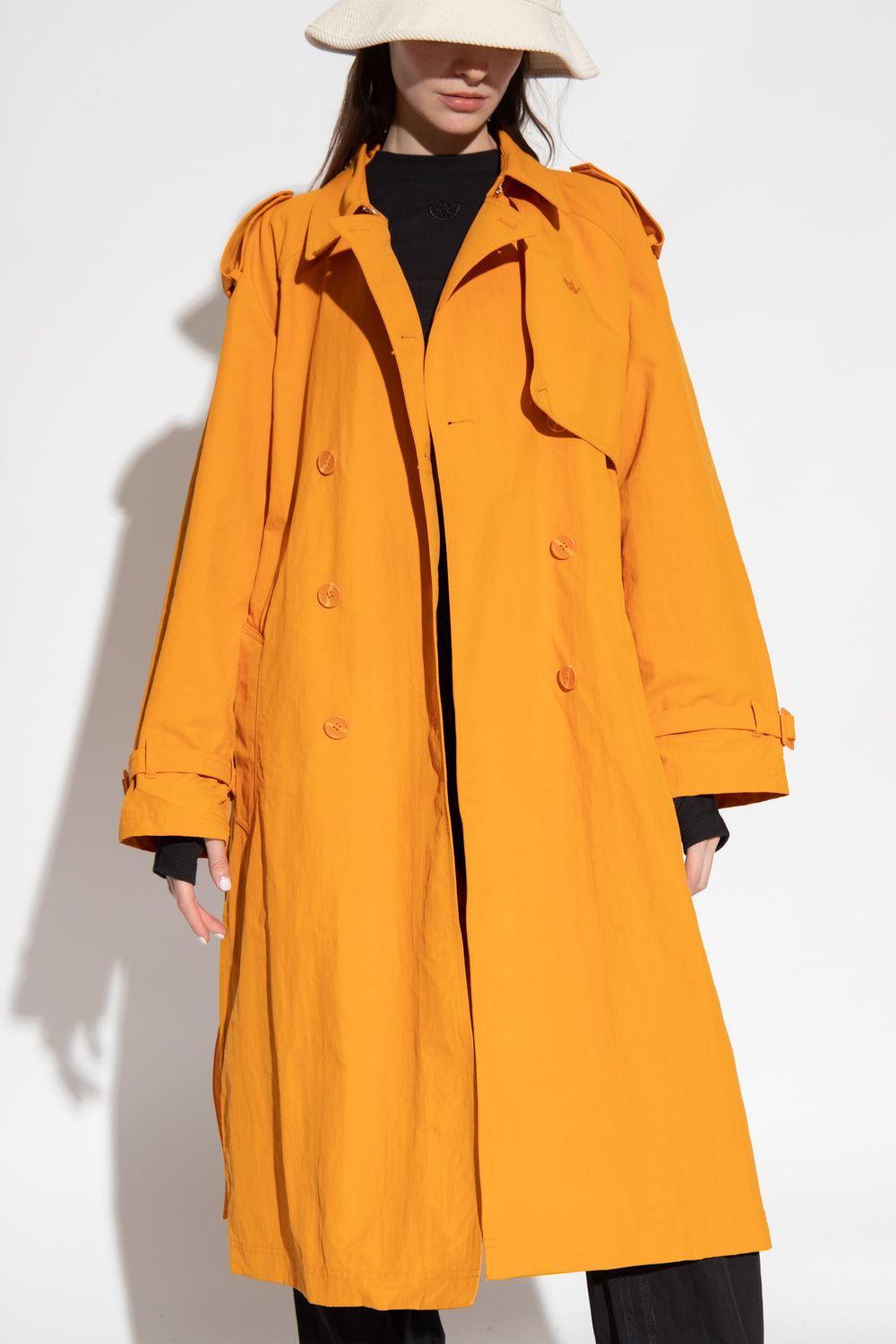 adidas Originals The 'blue Version' Collection Trench Coat in Orange | Lyst