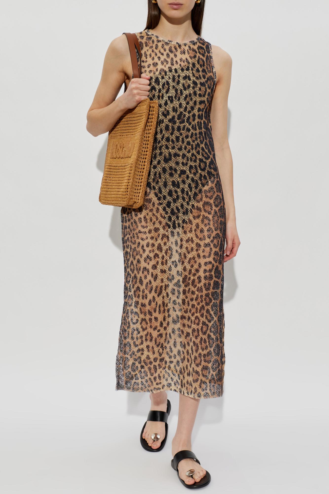 animal print beach dress Animal Print Short Silk Resort Dress  Lindsey Brown