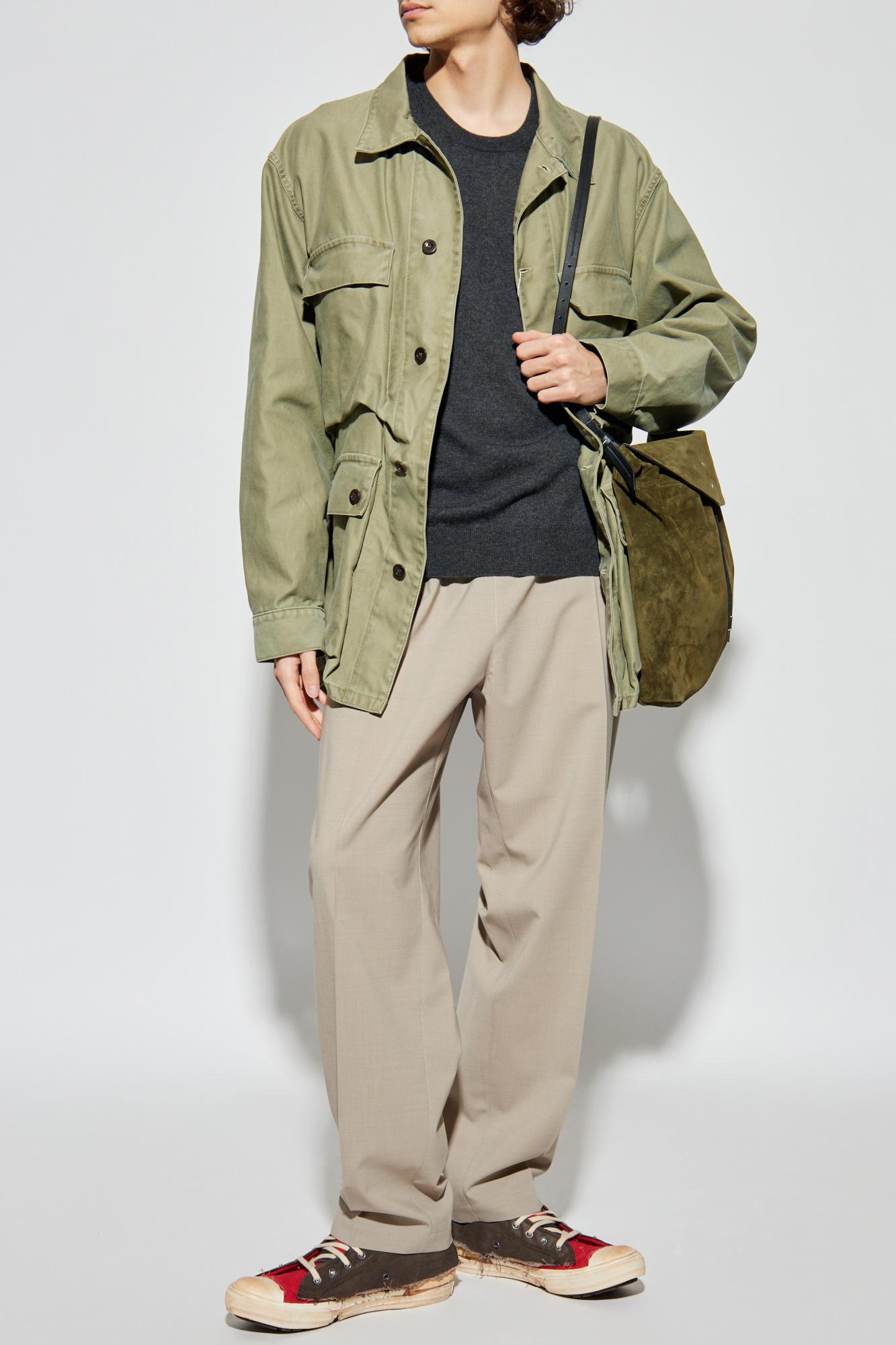 Maison Margiela Cotton Jacket With Pockets in Green for Men Lyst UK