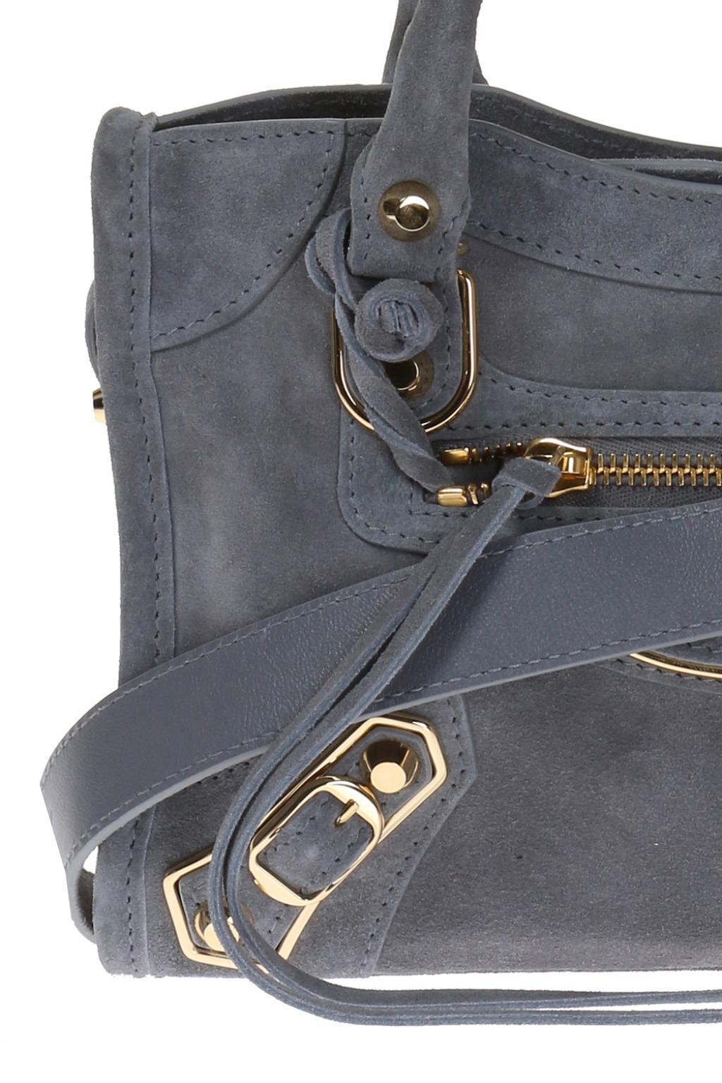 balenciaga mini city dark grey