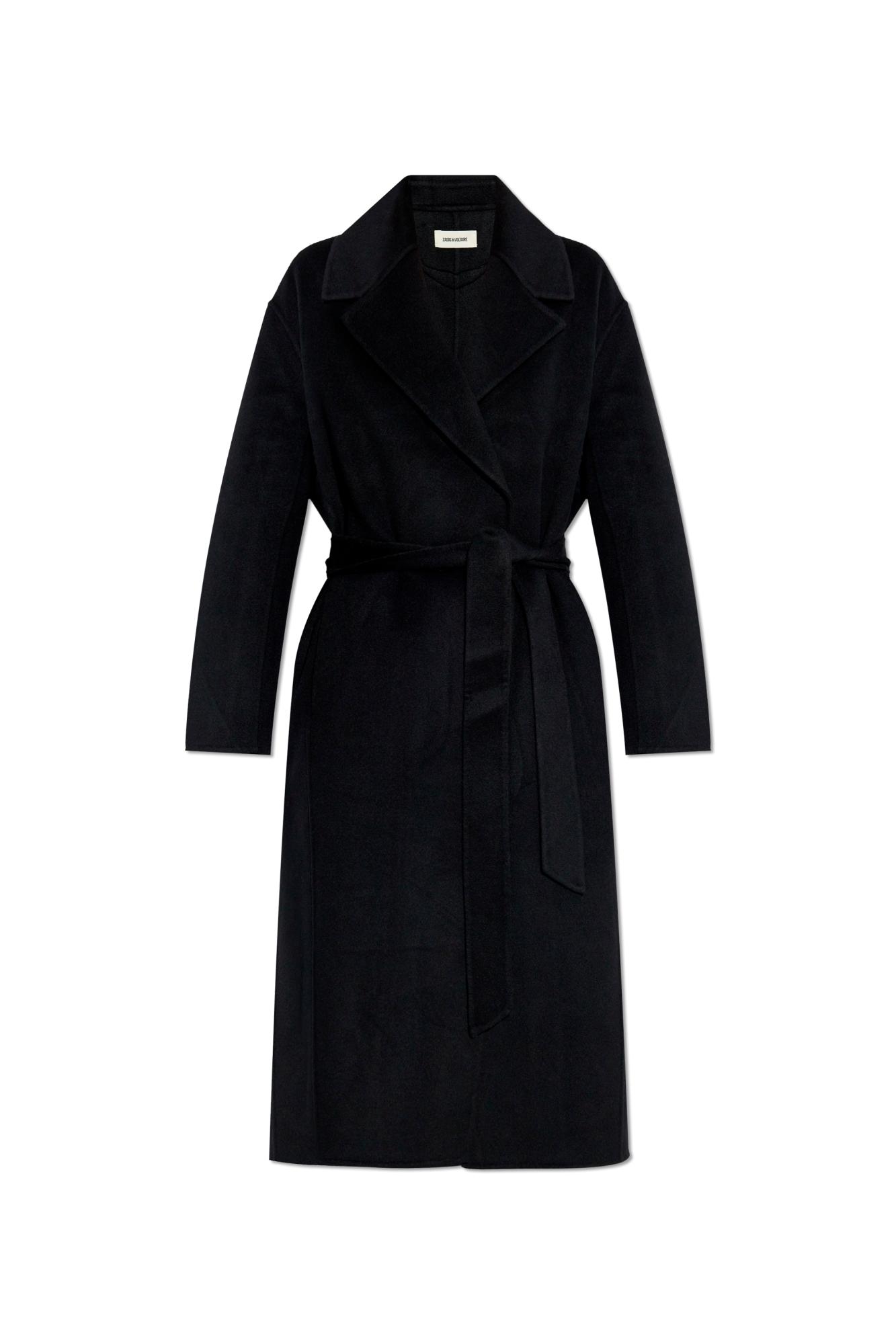Zadig & Voltaire Coat Meli in Black | Lyst UK