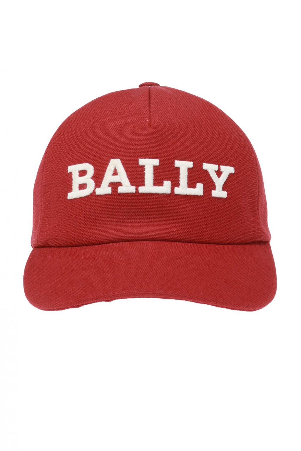 Bally Cotton Branded Baseball Cap in Red for Men Lyst