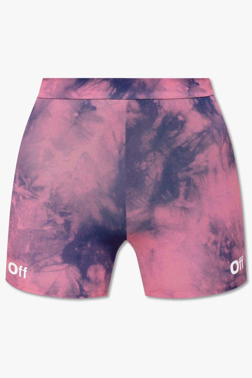 Off-White c/o Virgil Abloh Tie-dye Training Shorts in Pink | Lyst Australia