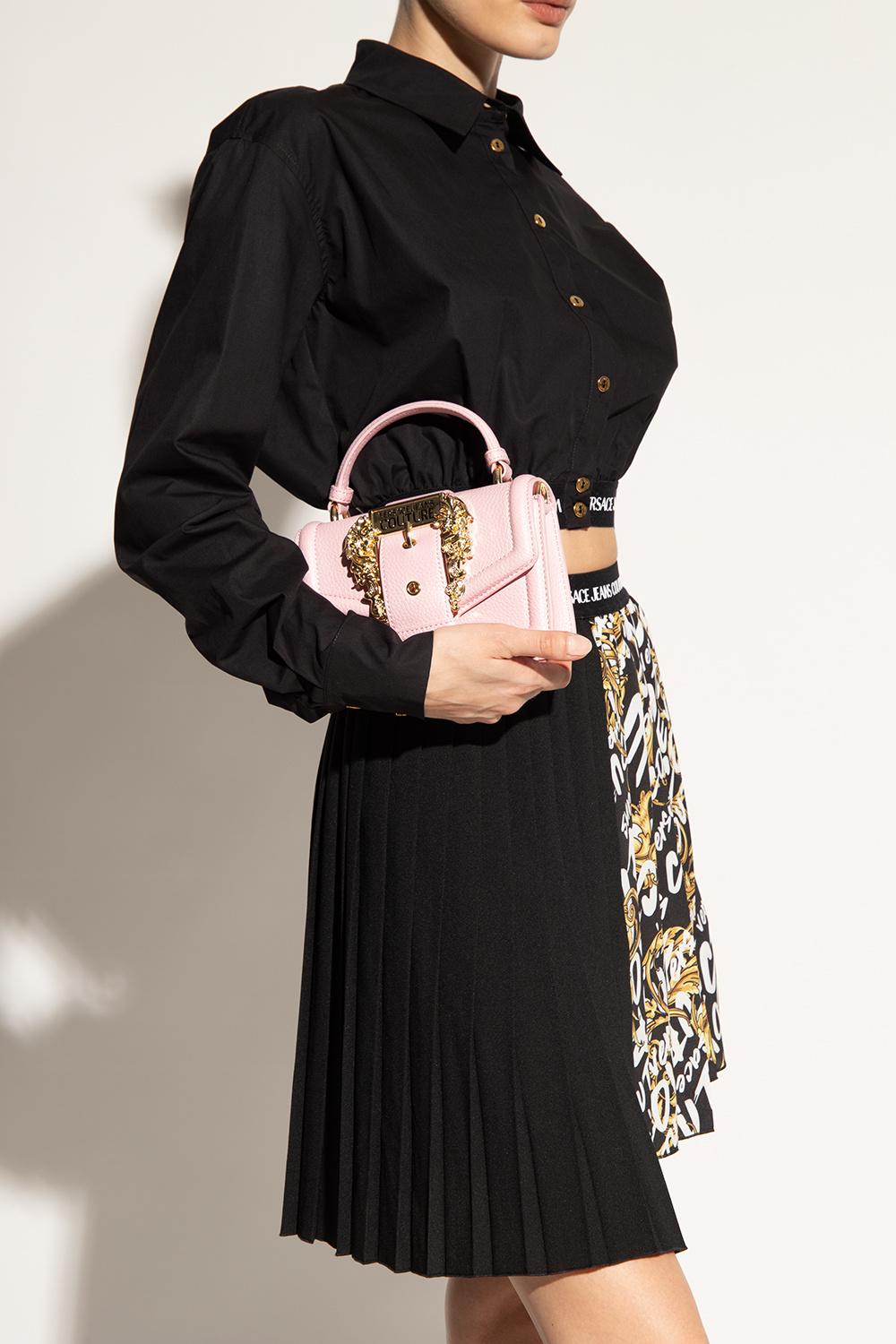 Versace Jeans Couture Pink Round Buckle Bag Versace