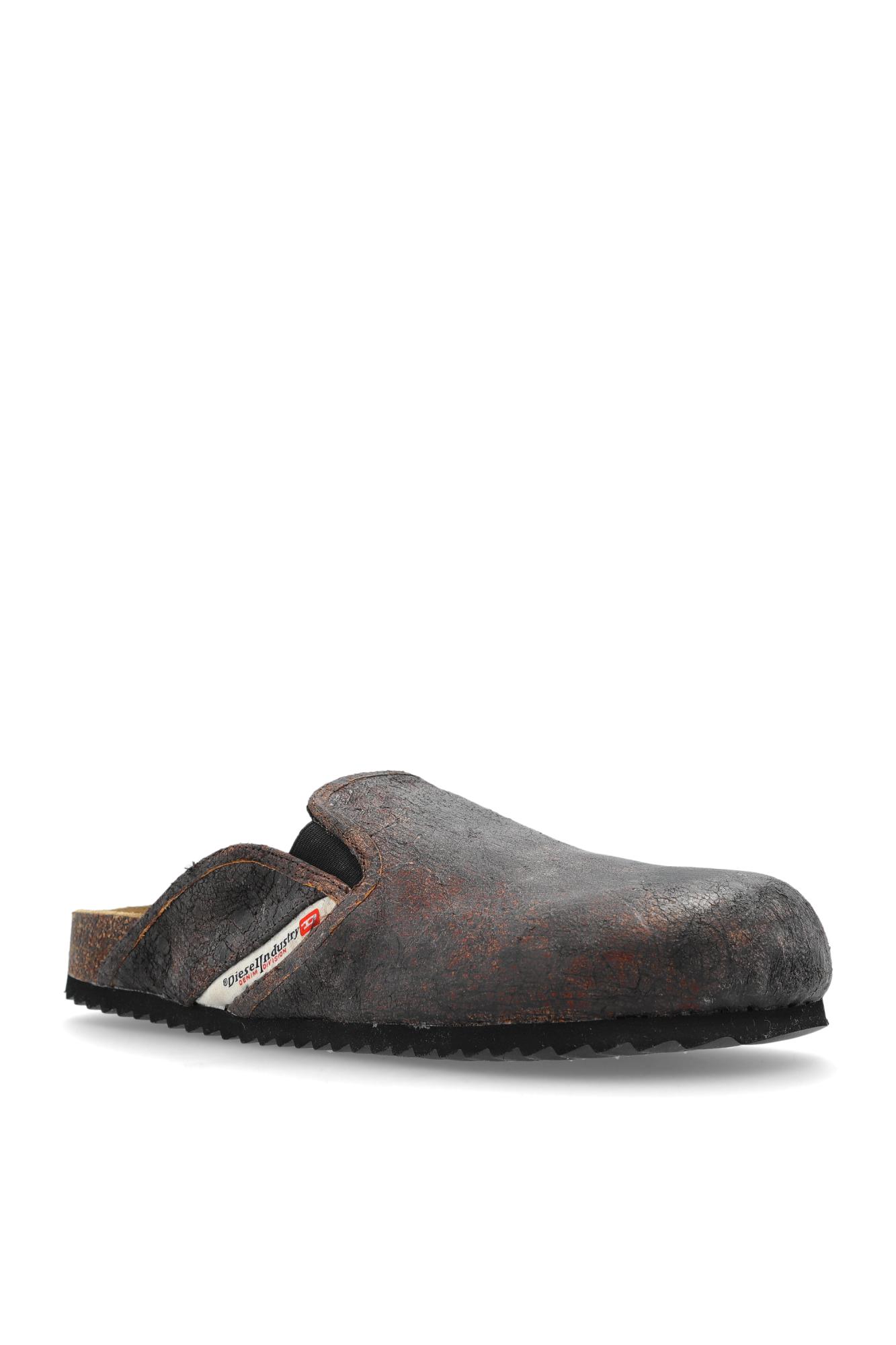 DIESEL Slides 'D-Woodstock' in Brown for Men Lyst UK
