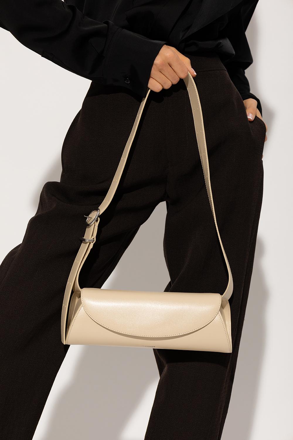 人気カラーのバッグJil Sander 'cannolo Small' Shoulder Bag in Black | Lyst