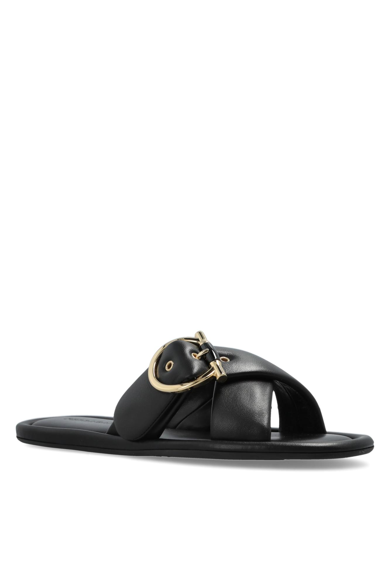 SALVATORE FERRAGAMO】flat, aperto dietro Sandalo サンダル 【公式通販】