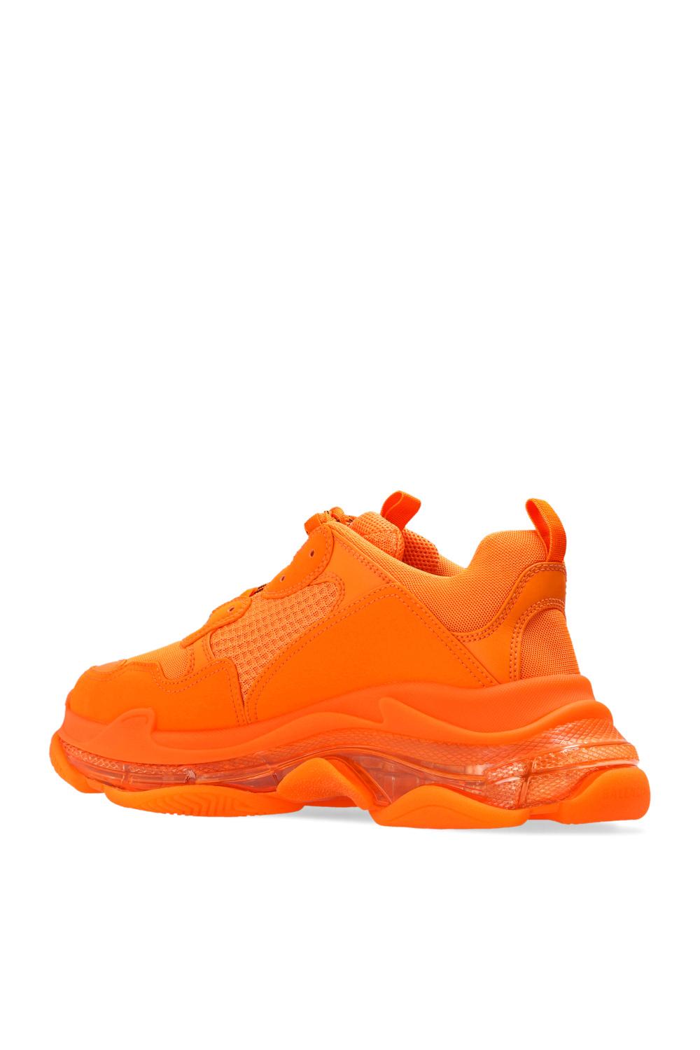Balenciaga 'triple S' Sneakers in Orange for Men | Lyst