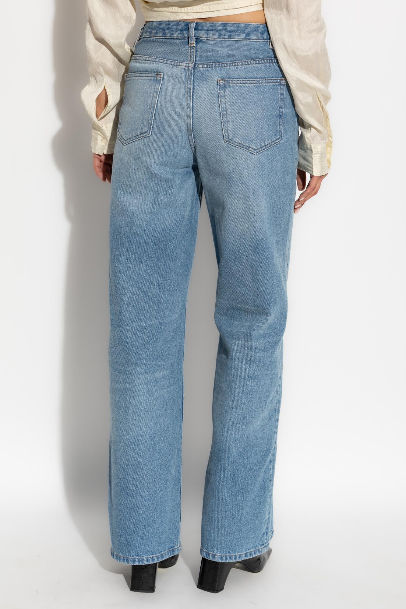 デニム・ジーパン A.P.C. High-Rise Wide-Leg Jeans With 70S Style Cut A.P.C. High-Rise Wide-Leg Jeans With 70S Style Cut - NWT