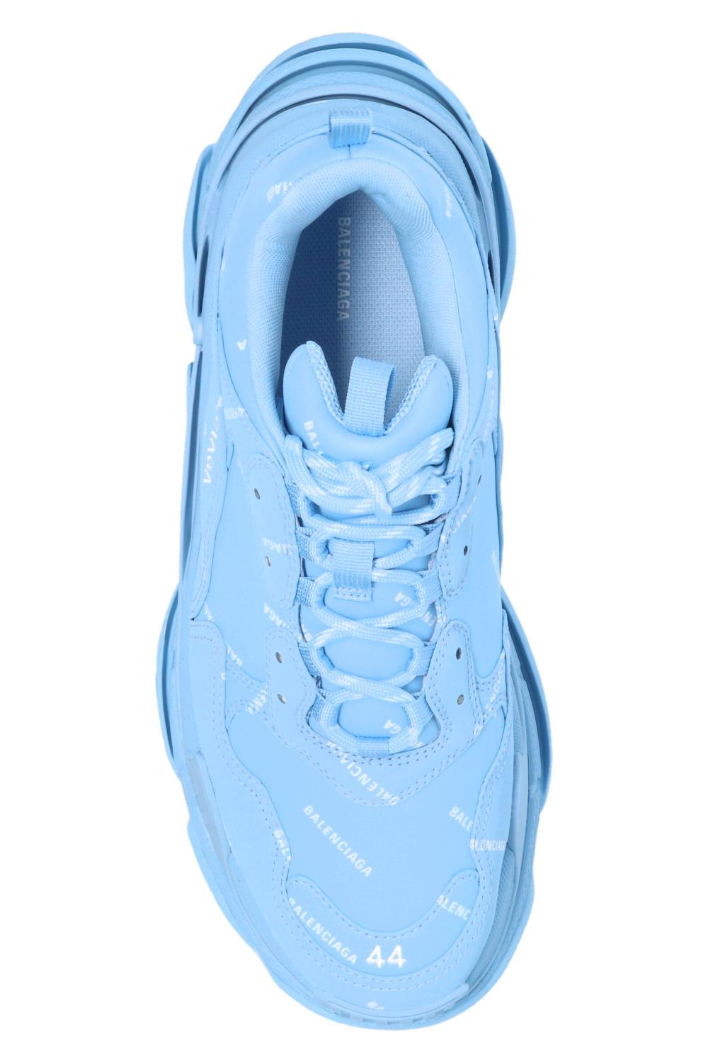 Balenciaga 'triple S' Sneakers in Blue for Men | Lyst