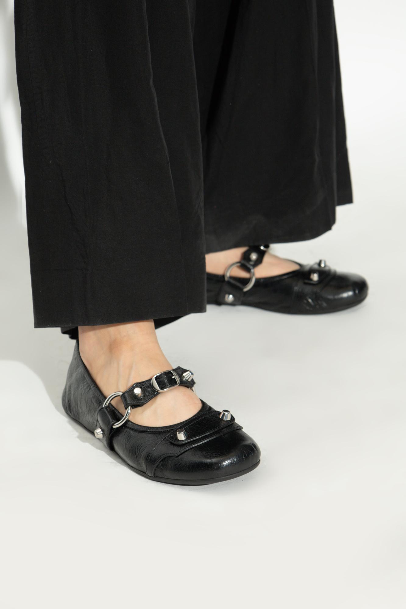 Balenciaga Ballerinas City in Black | Lyst
