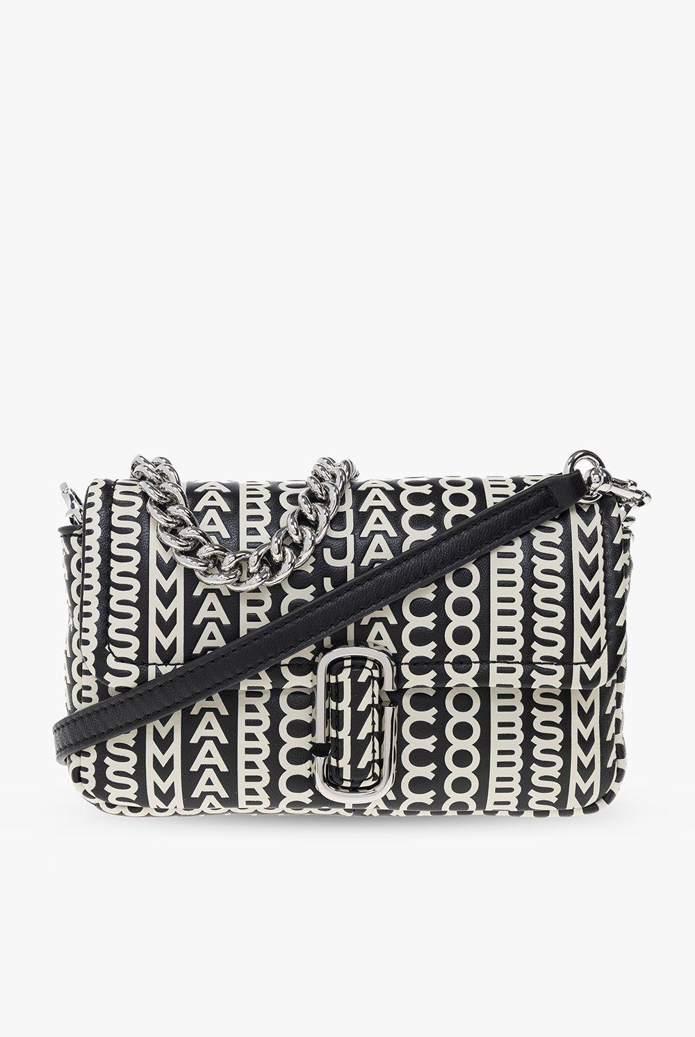 Marc Jacobs 'the J Marc Mini' Quilted Shoulder Bag in Black | Lyst