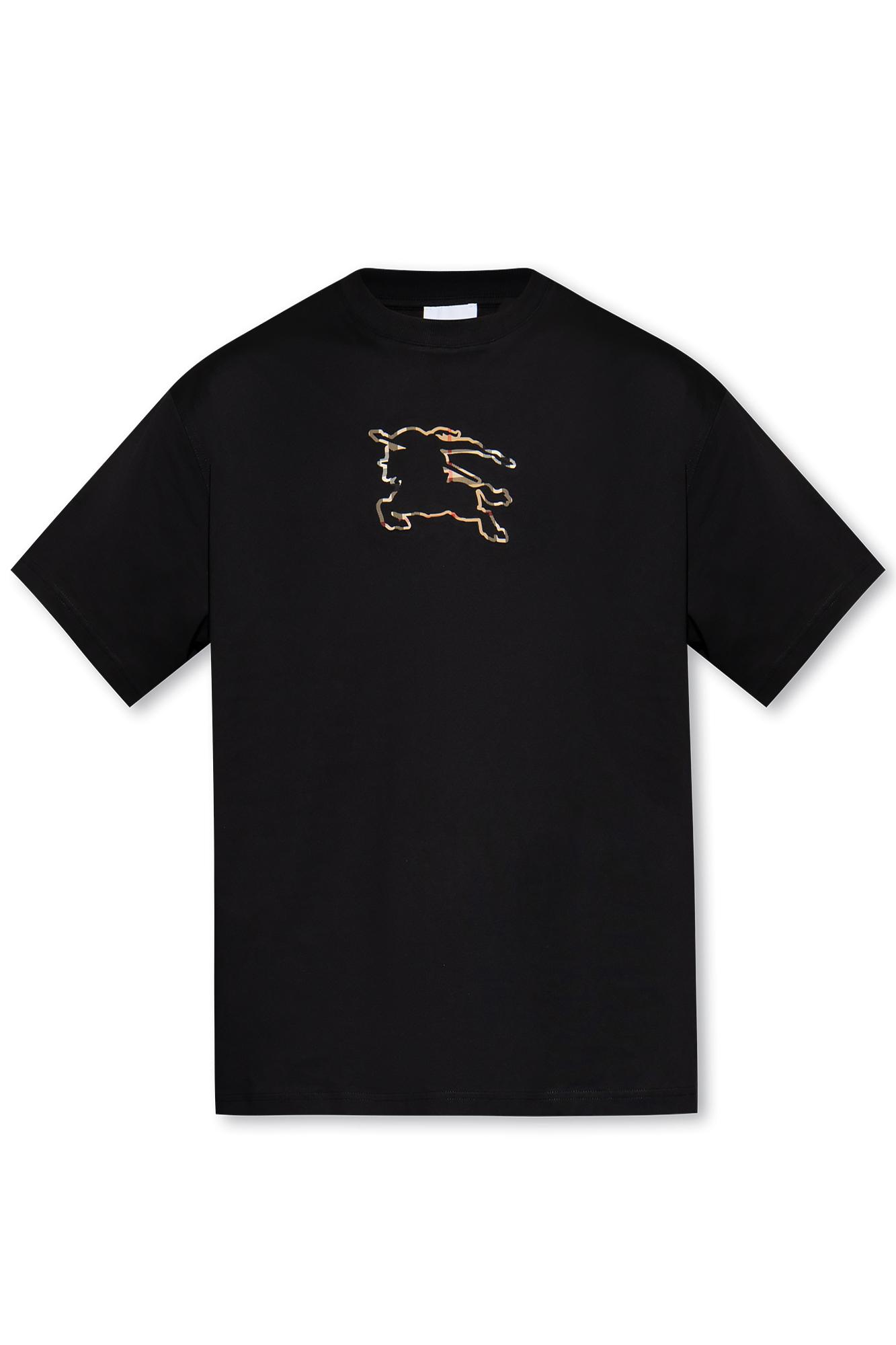 Burberry T-shirt With Logo in Black | Lyst