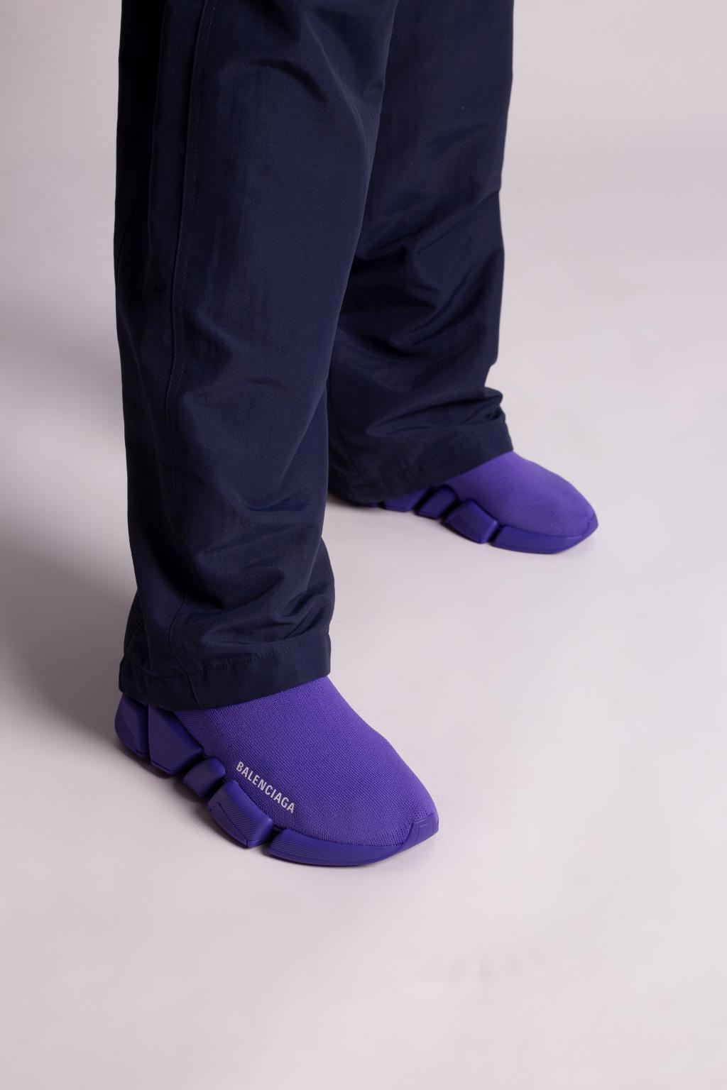 Balenciaga 'speed 2.0 Lt' Sock Sneakers in Purple | Lyst