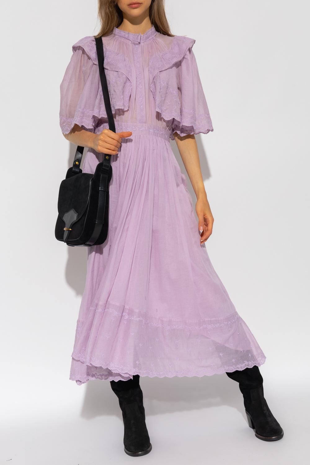 musikalsk Indbildsk Analytisk Étoile Isabel Marant 'leola' Dress in Purple | Lyst