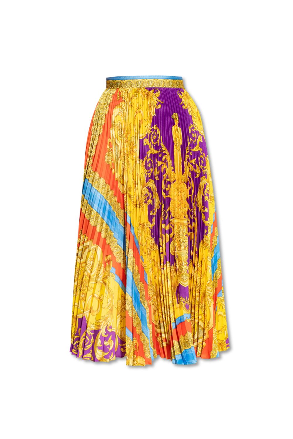 スカート VERSACE 'Versace' skirt Multicolor 10087421A06392 VERSACE JEANS COUTURE Women's multicolored short skirt with