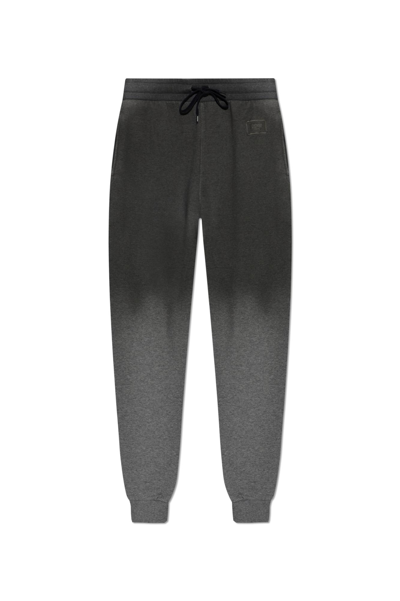 Moschino - Pantalon de jogging teddy gold noir